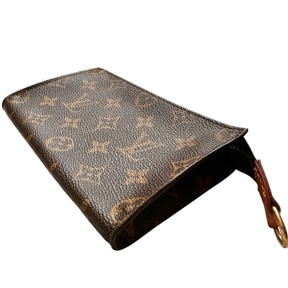 Authentic Louis Vuitton Monogram Leather Mini Bucket Bag Pouch - Picture 9 of 13